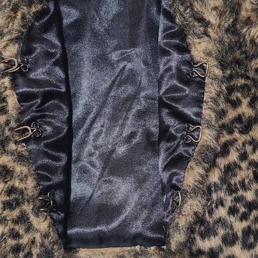 CHEROKEE‎ Girls Faux Fur Animal Print Vest - Size XS 4/5 - Picture 5 of 10
